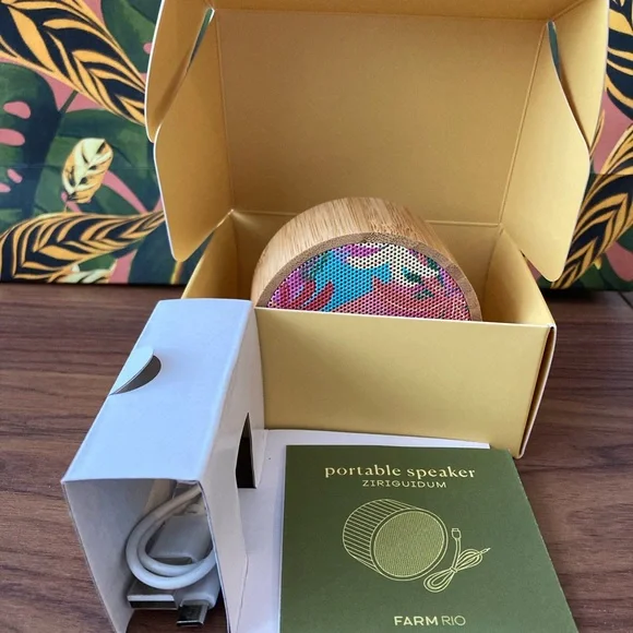 Farm Rio Portable Speaker, Brand New